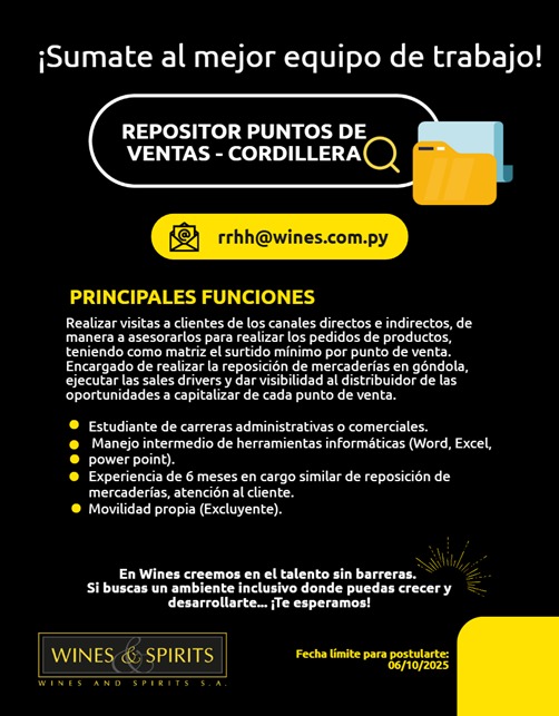 REPOSITOR PDV – CORDILLERA